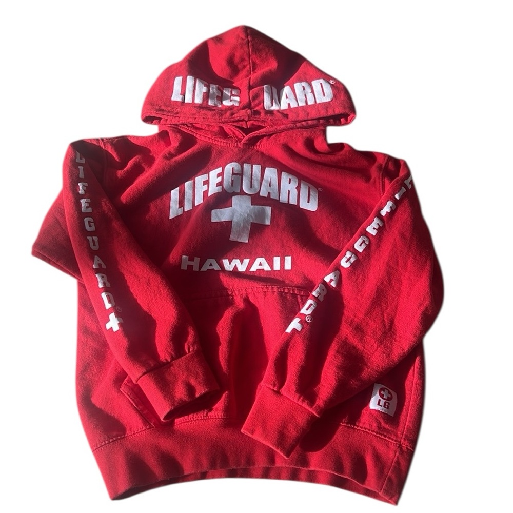 Officially Licensed Lifeguard Hawaii Kids Pullover Hoodie